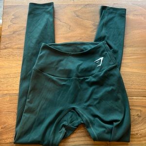 Dark green gymshark leggings